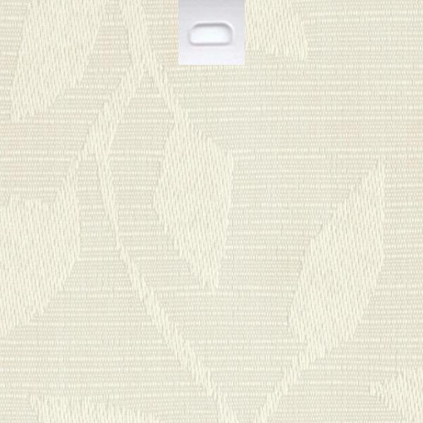 3 1/2" Fabric Vertical Blind Replacement Slat (Tuvalu Cream)