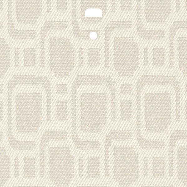 3 1/2" Fabric Vertical Blind Channel Panel Insert (Network Seashell)