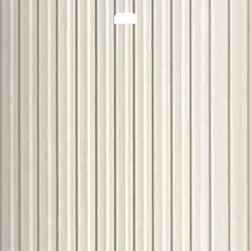 3 1/2" Vertical Blind Replacement Slat (Ribbed Ivory)